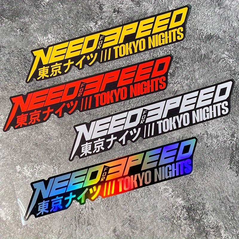 Car Accessories In Tokyo - 1PC Bold Tokyo Nights Racing Multi