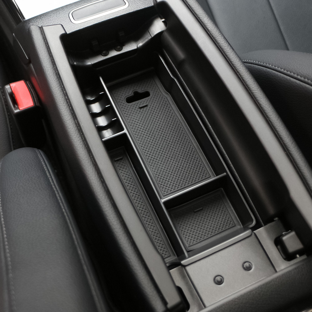 Car Accessories App - Car Armrest Storage Box Tray for