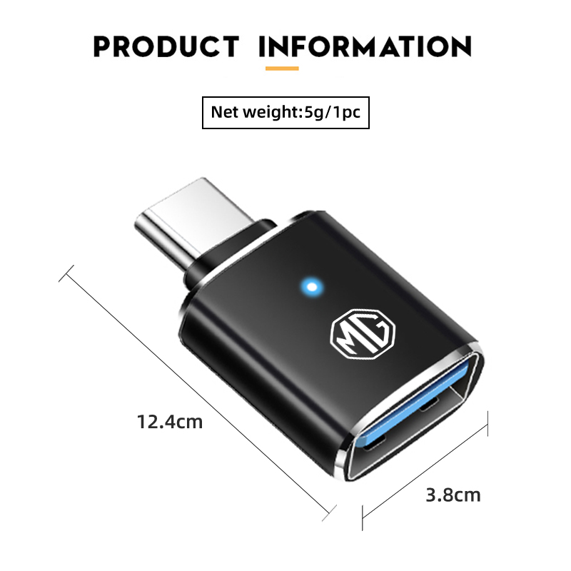 Car LED Type C To USB 3.0 Adap - Car Accessories App ulasan dan harga
