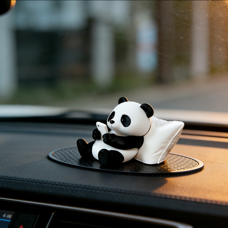 Panda Sculpture Ornament, Desk - Car Accessories Must Have ulasan dan harga