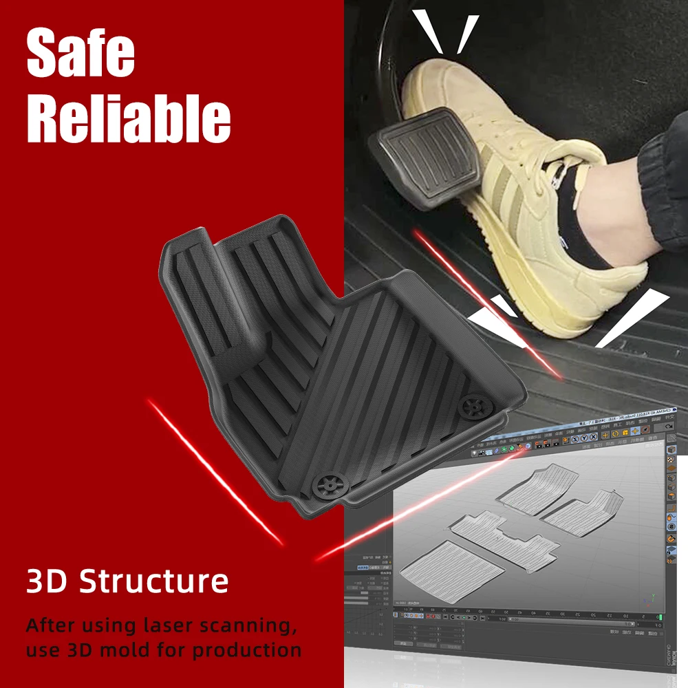 3D TPE Car Floor Mat for Porsc - Car Floor Mat Rubber ulasan dan harga