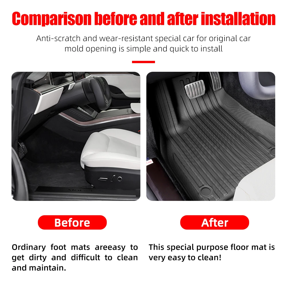 3D TPE Car Floor Mat for Porsc - Car Floor Mat Rubber ulasan dan harga