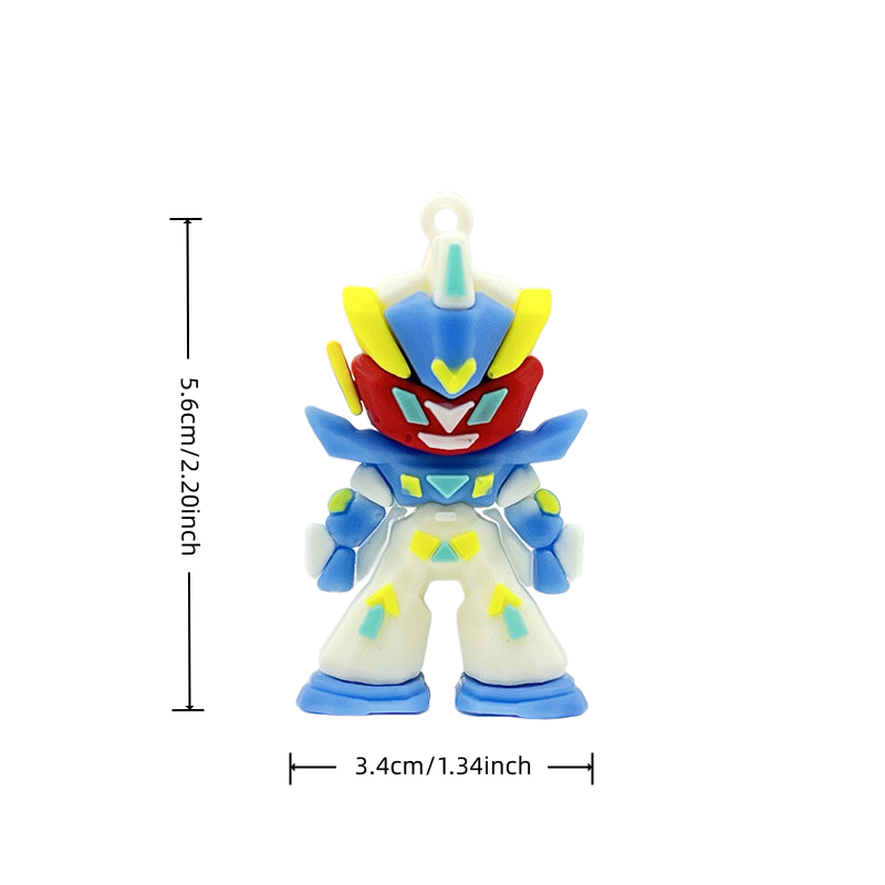 Gundam Silicone Keychain, Mini - Car Accessories Gifts For Men ulasan dan harga