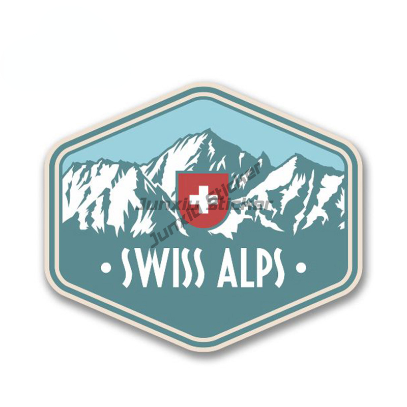 Swiss Alps Switzerland Flag St - Car Accessories Zurich ulasan dan harga