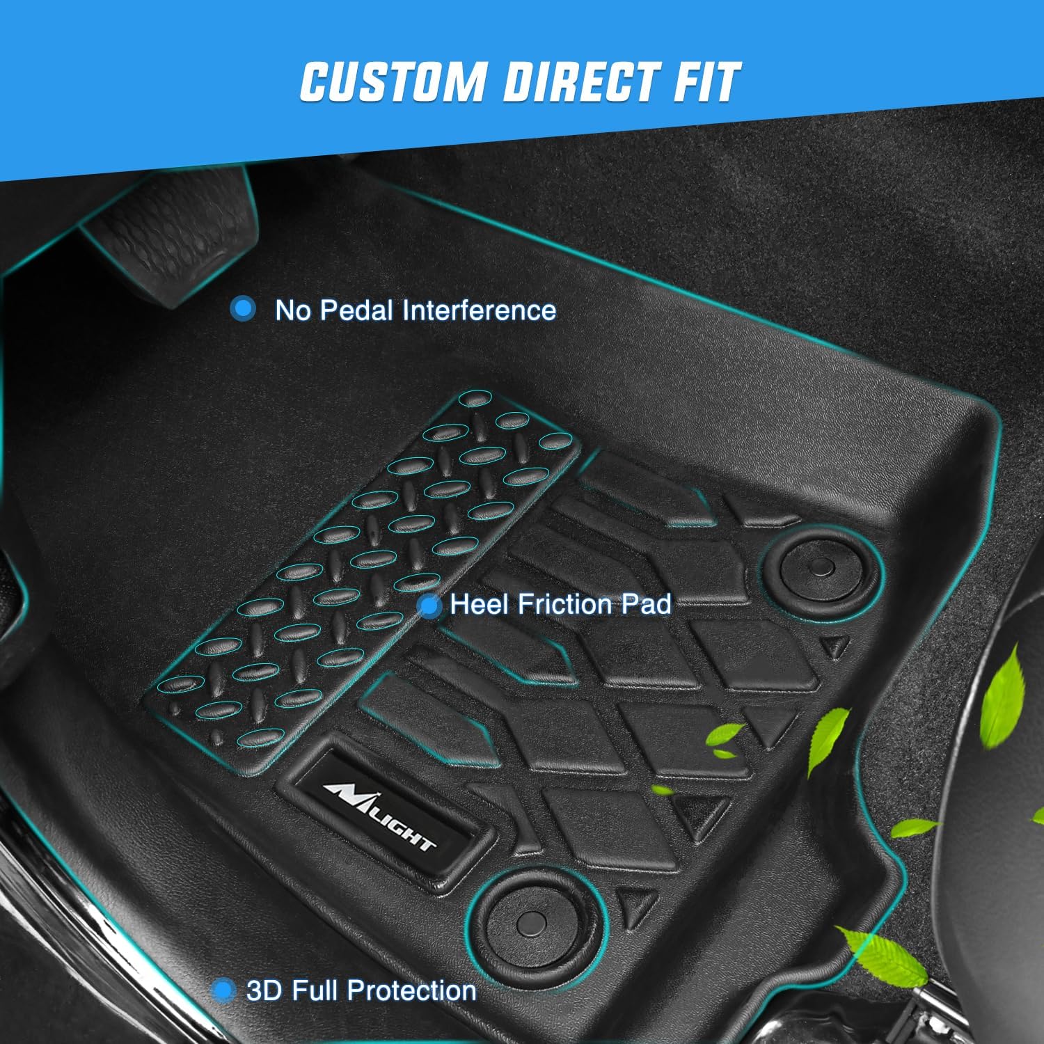Nilight Custom Fit TPE Floor M - Car Floor Mat Rubber ulasan dan harga