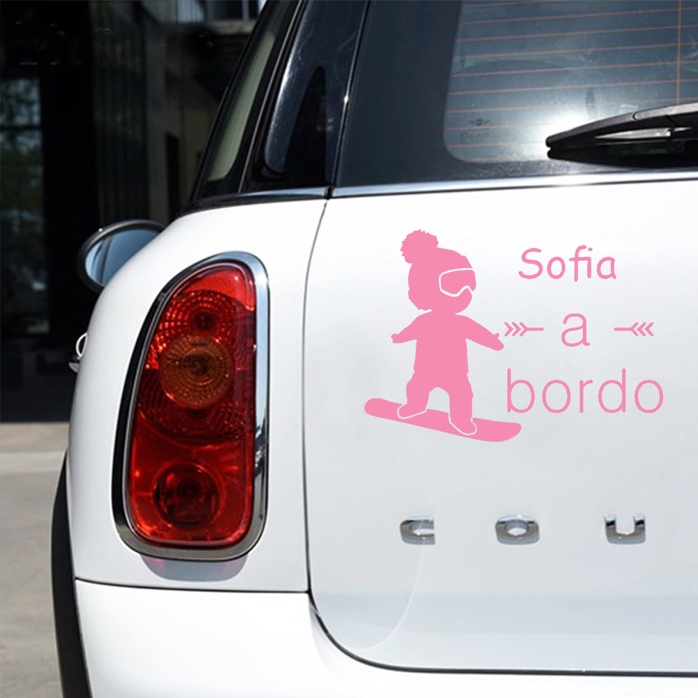 1pc Vinyl baby a bordo colorfu - Car Accessories For Decoration ulasan dan harga