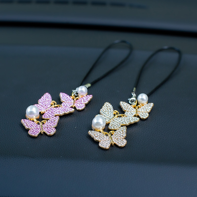 Butterfly Car Hanging Pendant  - Car Accessories Must Have ulasan dan harga