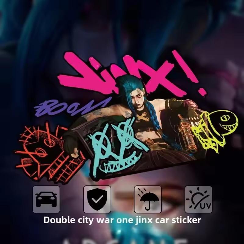 Arcane Jinx Graffiti Reflectiv - Car Accessories For Decoration ulasan dan harga
