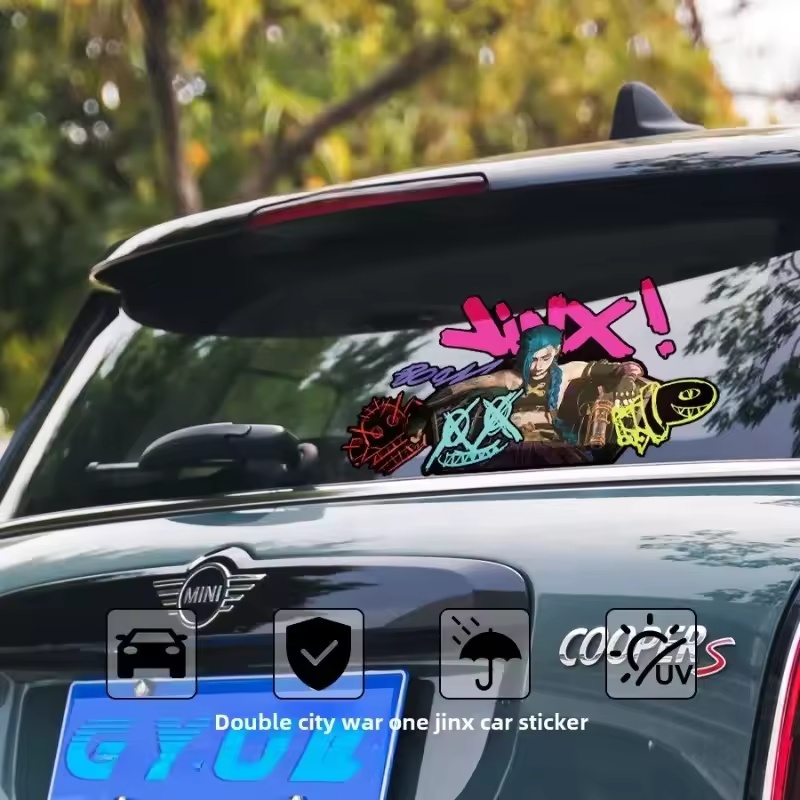 Arcane Jinx Graffiti Reflectiv - Car Accessories For Decoration ulasan dan harga