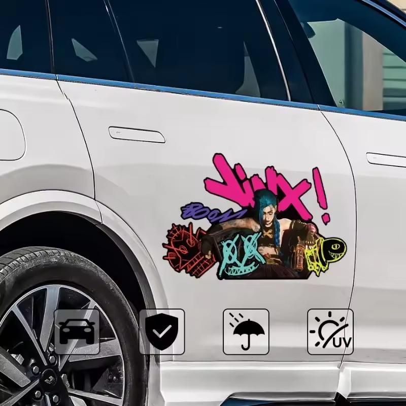 Arcane Jinx Graffiti Reflectiv - Car Accessories For Decoration ulasan dan harga