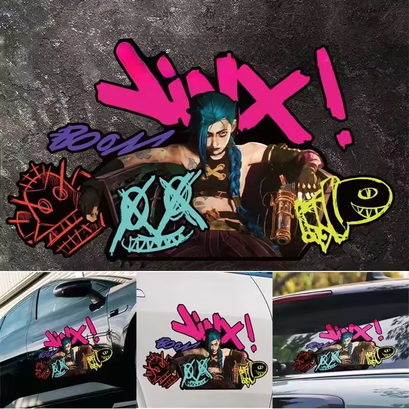 Arcane Jinx Graffiti Reflectiv - Car Accessories For Decoration ulasan dan harga