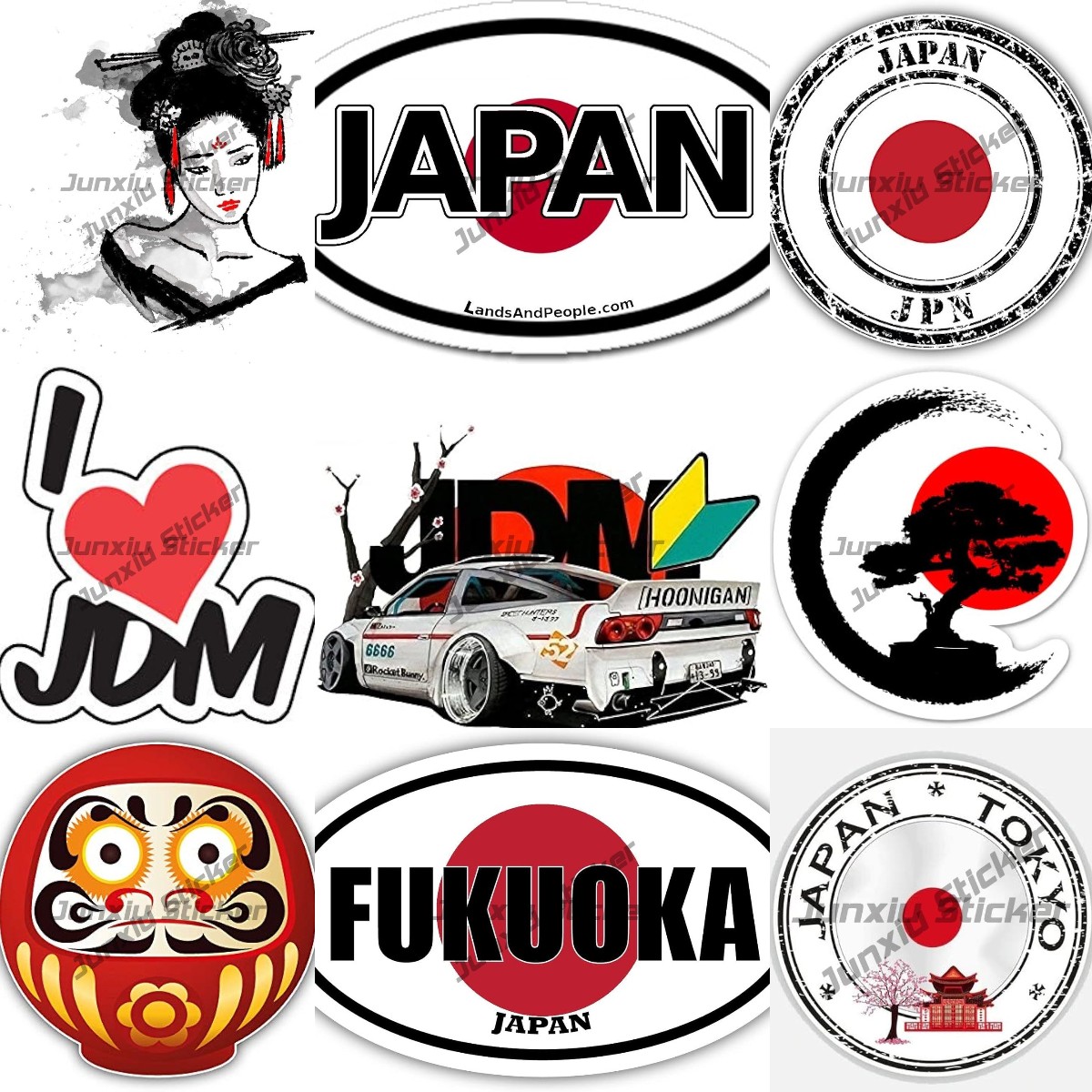 Japan Culture Stamp Round Stic - Car Accessories In Tokyo ulasan dan harga