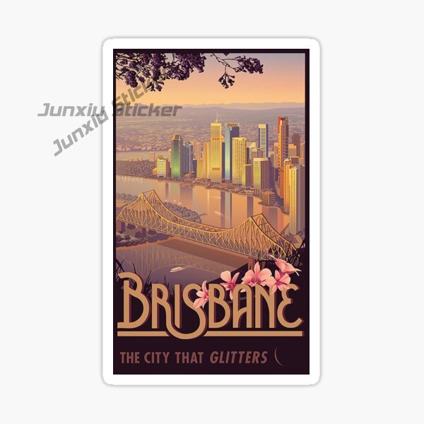 BRISBANE Australia Flag Nation - Car Accessories Brisbane ulasan dan harga