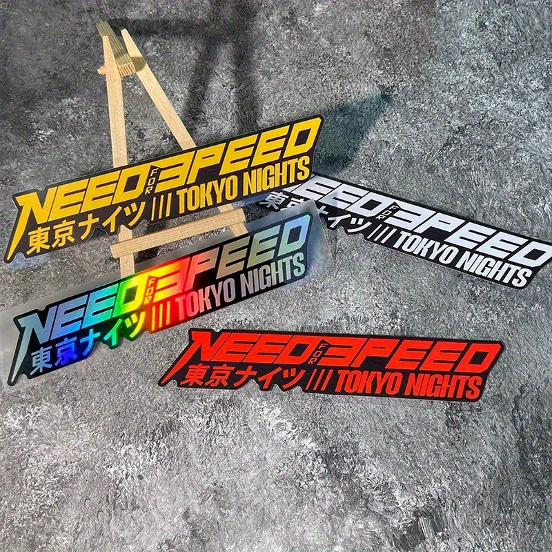 1PC Bold Tokyo Nights Racing M - Car Accessories In Tokyo ulasan dan harga