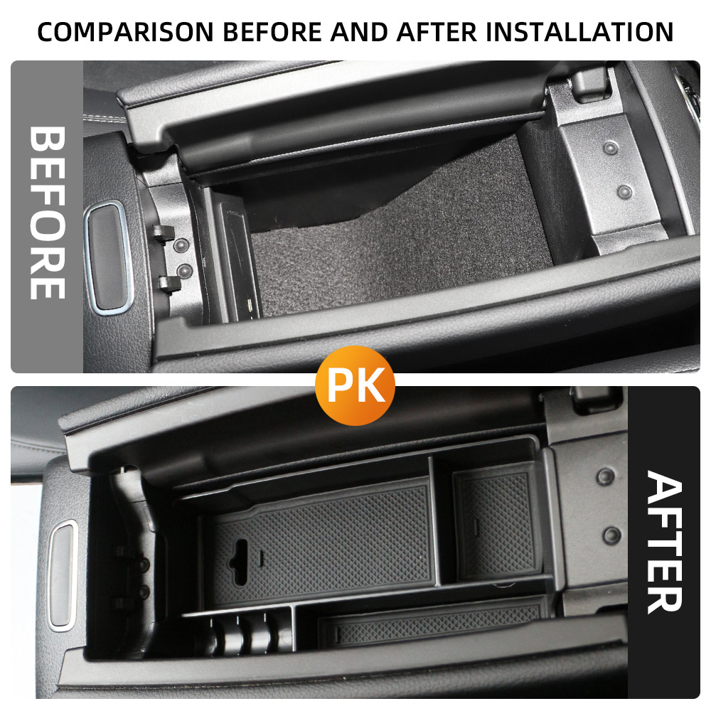 Car Armrest Storage Box Tray f - Car Accessories App ulasan dan harga