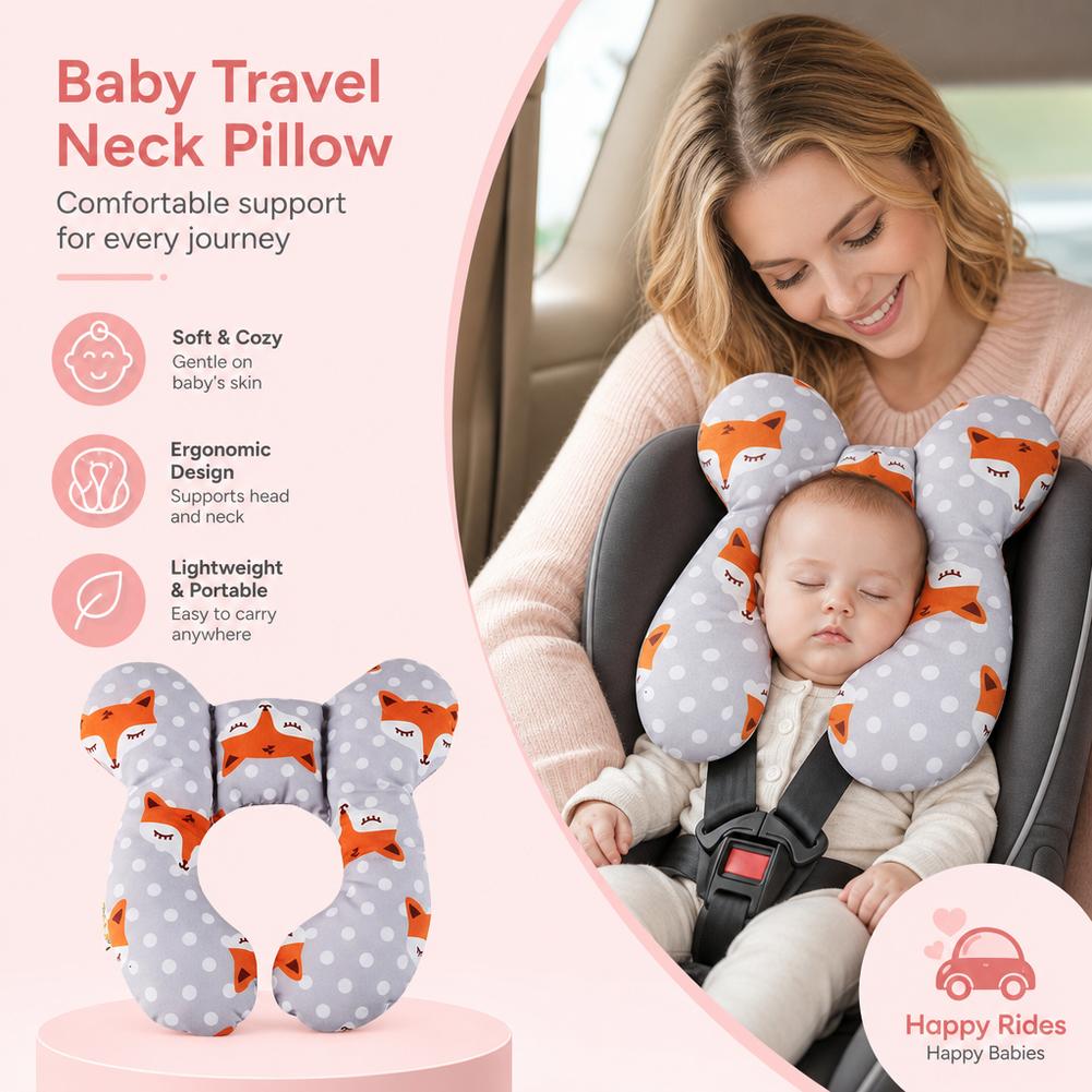 Baby Travel Pillow, Upgrade U- - Car Accessories Must Have ulasan dan harga